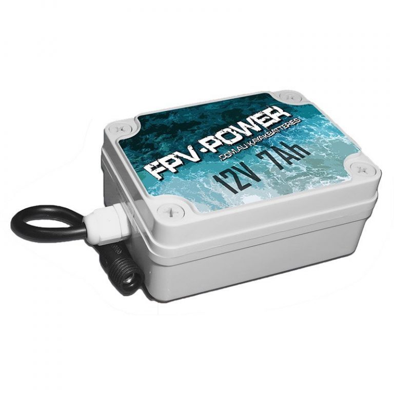 FPV Power 7Ah Kayak Battery And Charger Combo Sunstate WaterSports