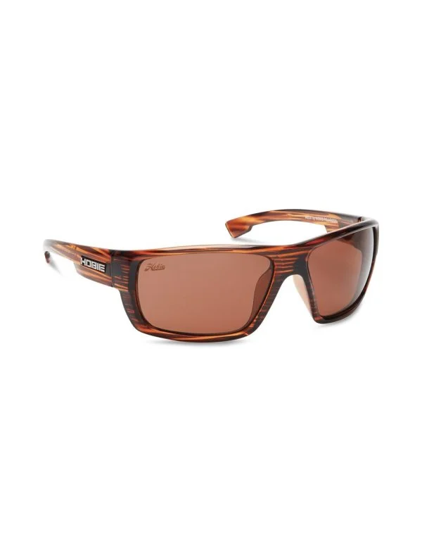 Mojo - shiny brown wood grain copper lens