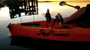 Sunset kayaking, a little family time with my son and a friend kayaking