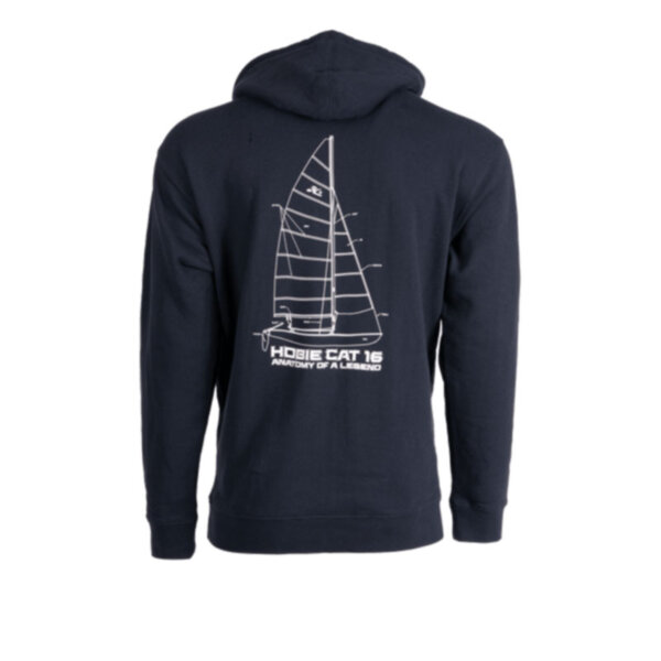 Hobie hoodie full zip anatomy of a legend