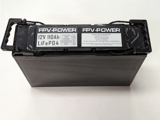 Fpv power slimline 12v 110ah battery lifep04